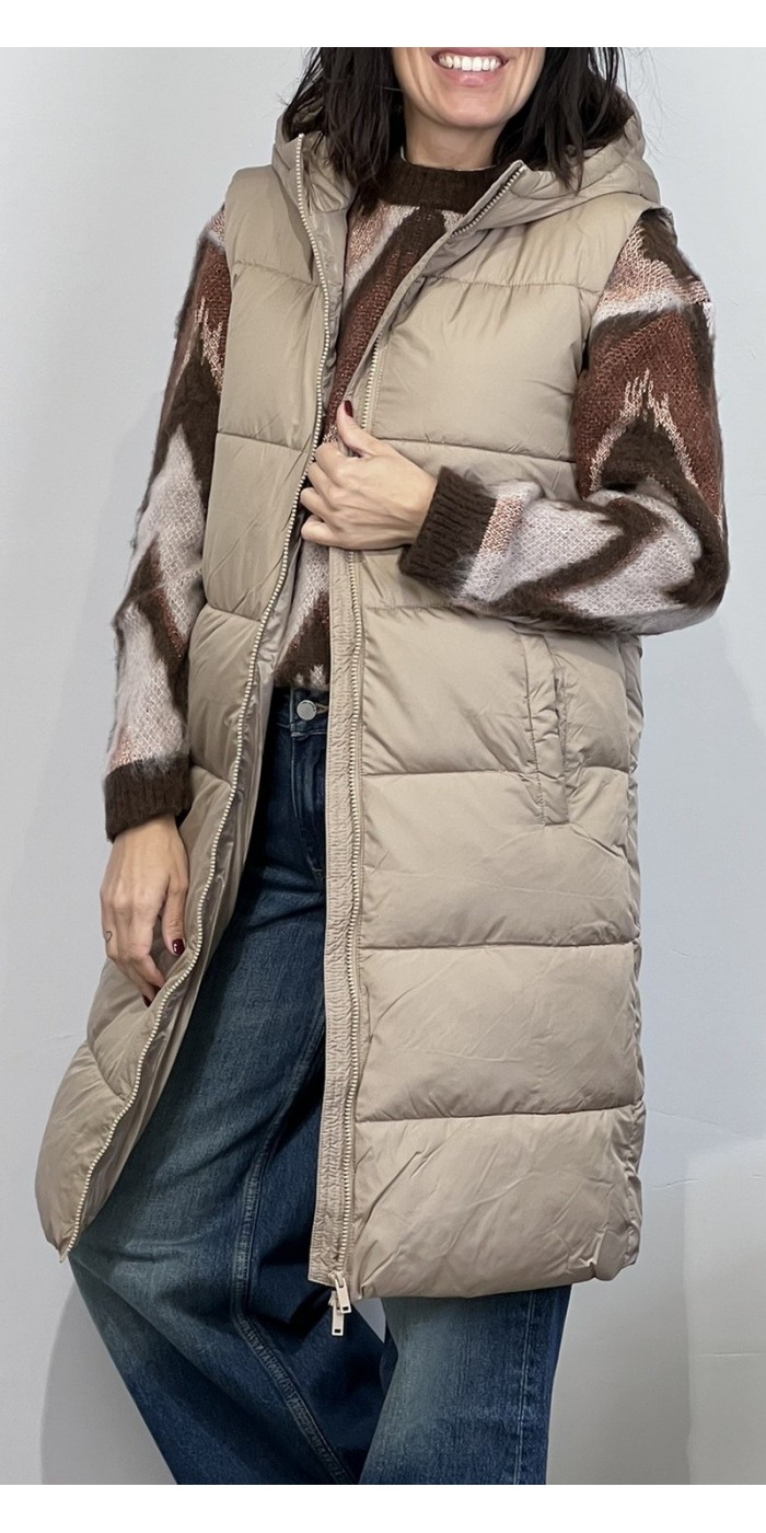 Piumino smanicato Pieces Art:17117414