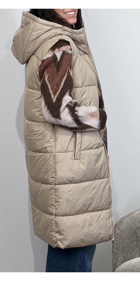 Piumino smanicato Pieces Art:17117414