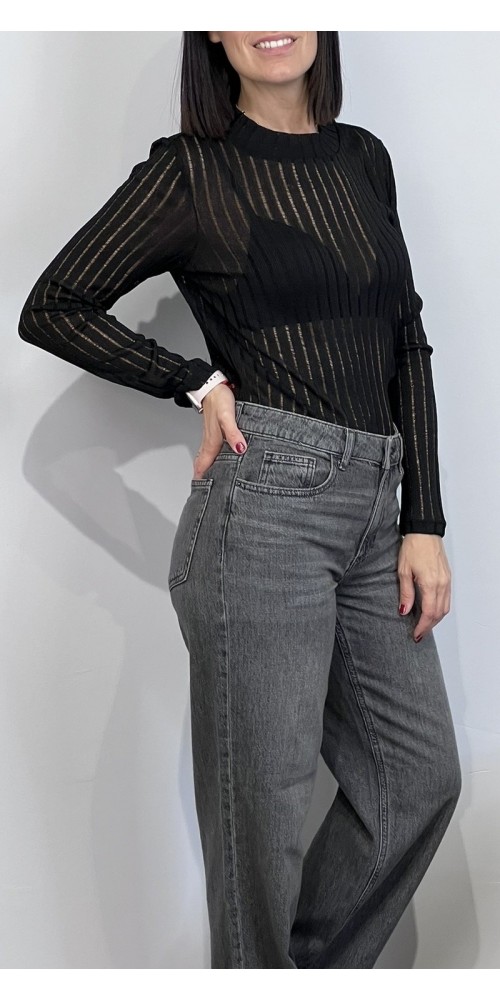 T-shirt operata velata Vila Art:14108556