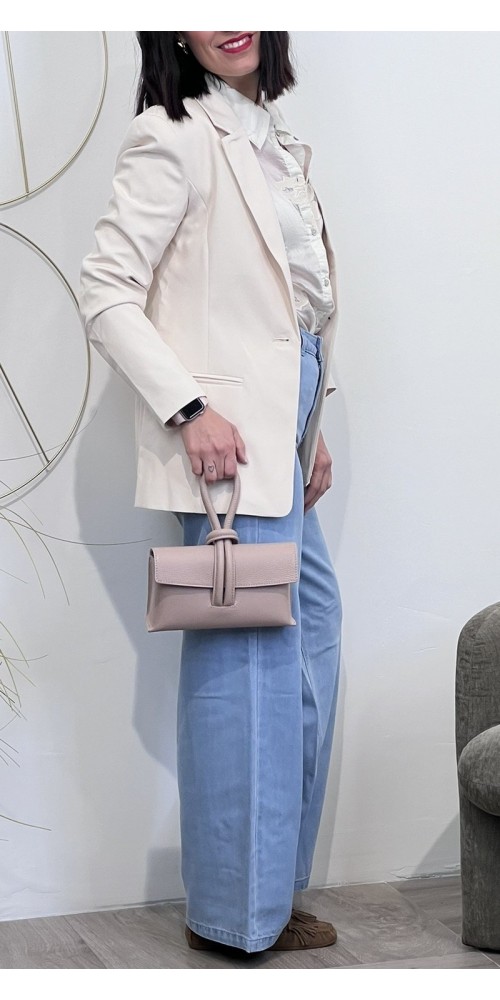 Giacca monopetto soft-cream Vila Art:14079590