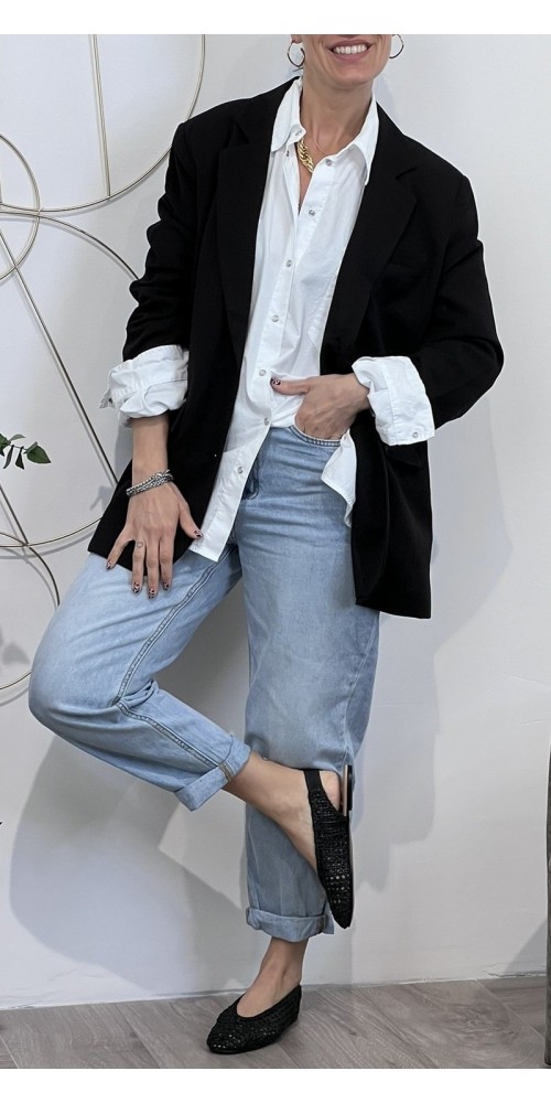Blazer oversize monopetto Pieces Art:17157464