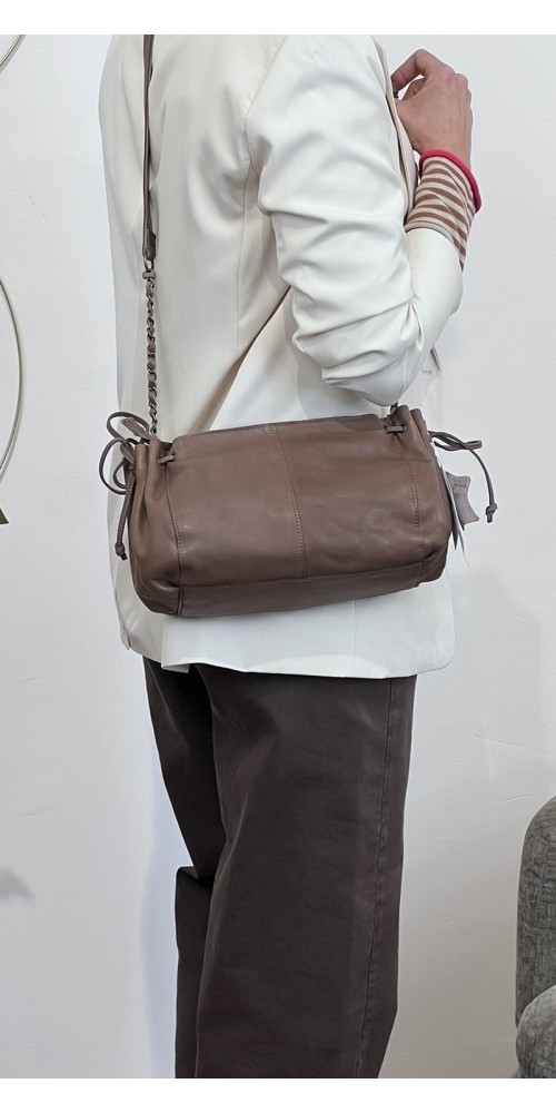 Borsa pelle rettangolare Pieces Art:17163466
