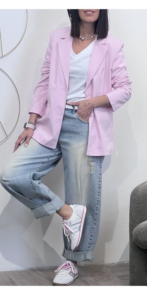 Blazer oversize monopetto Pieces Art: 17162403