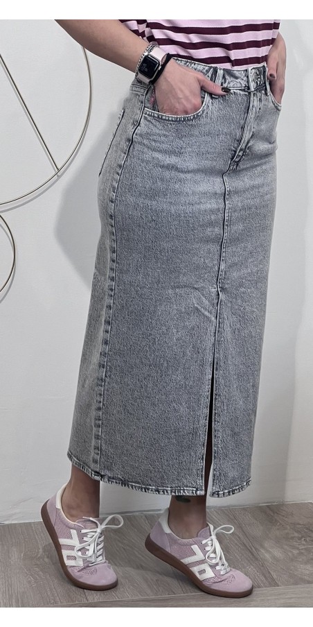 Longuette denim spacco frontale Vila Art:14099736