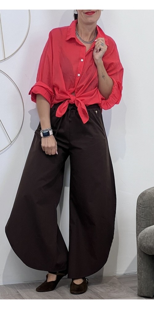 Camicia oversize in mussola diNadì Art:Nuvola