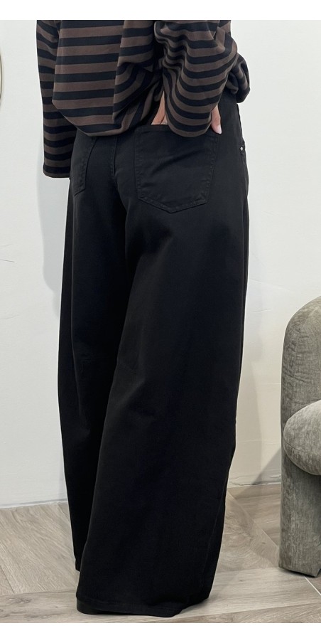 Jeans wide-leg ampio Tensione In art:B736 Louvre