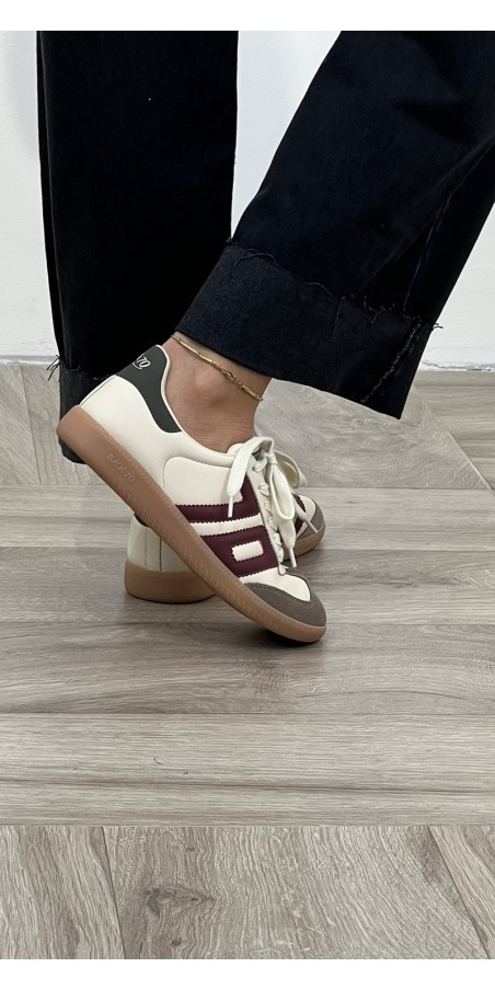 Sneakers in pelle e camoscio Back70 Art:108005 CLOUD