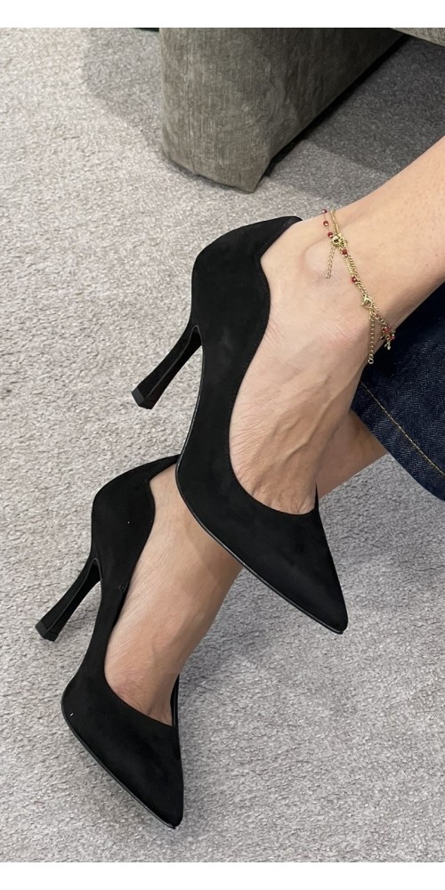 Decolletè camoscio Le Ragazze Glam Art:410A076